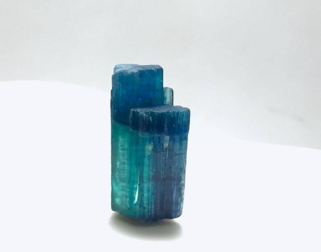 Natural Indicolite Tourmaline Crystal Spray - Afghanistan Peche Mine