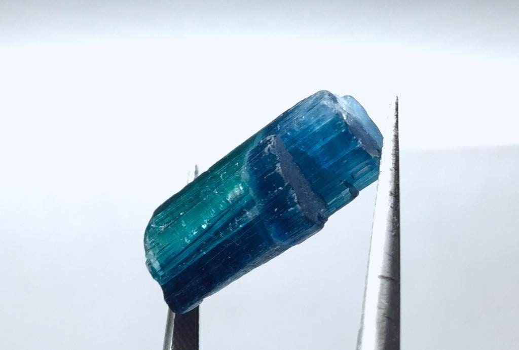 Natural Indicolite Tourmaline Crystal Spray - Afghanistan Peche Mine