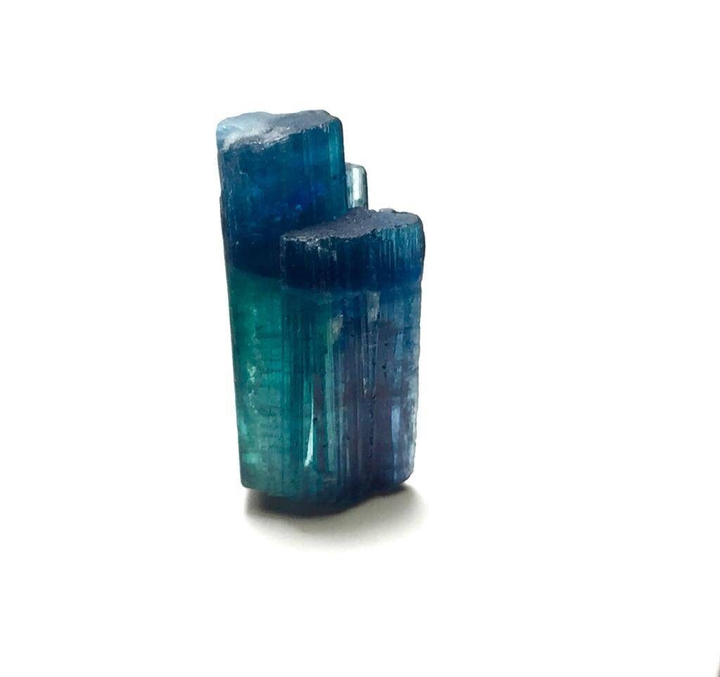 Natural Indicolite Tourmaline Crystal Spray - Afghanistan Peche Mine