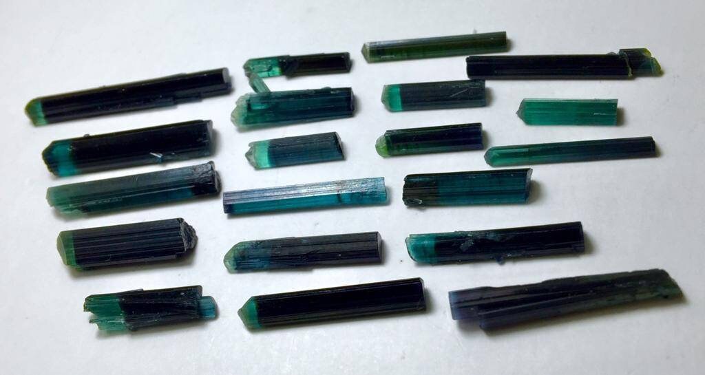 Bi Colour Tourmaline Crystals