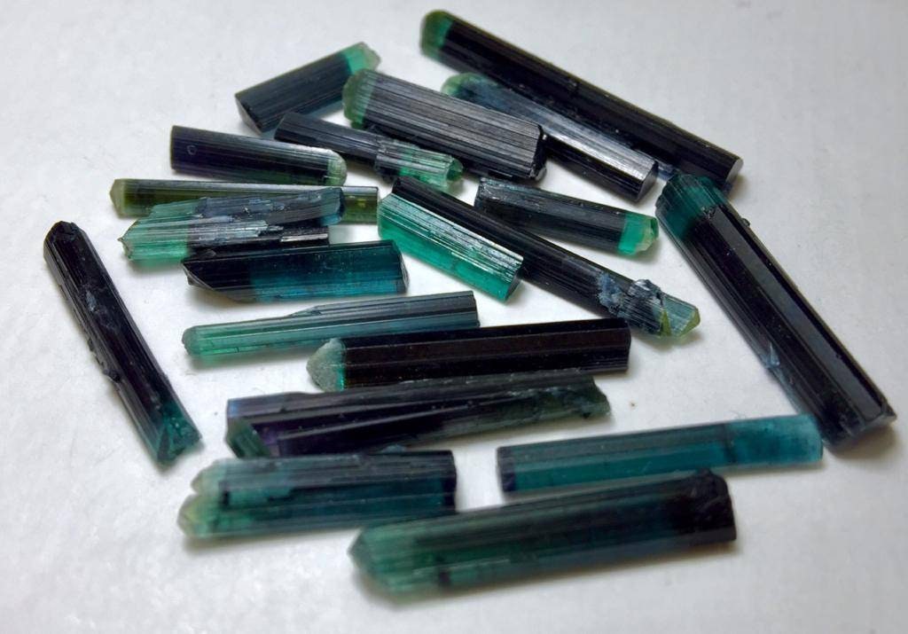 Bi Colour Tourmaline Crystals