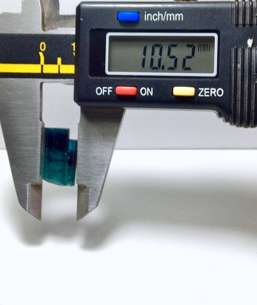Blue Cap Tourmaline Crystal