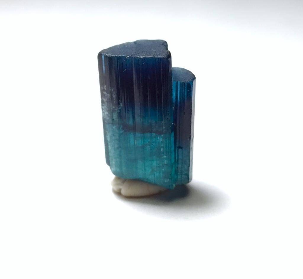 Blue Cap Tourmaline Crystal