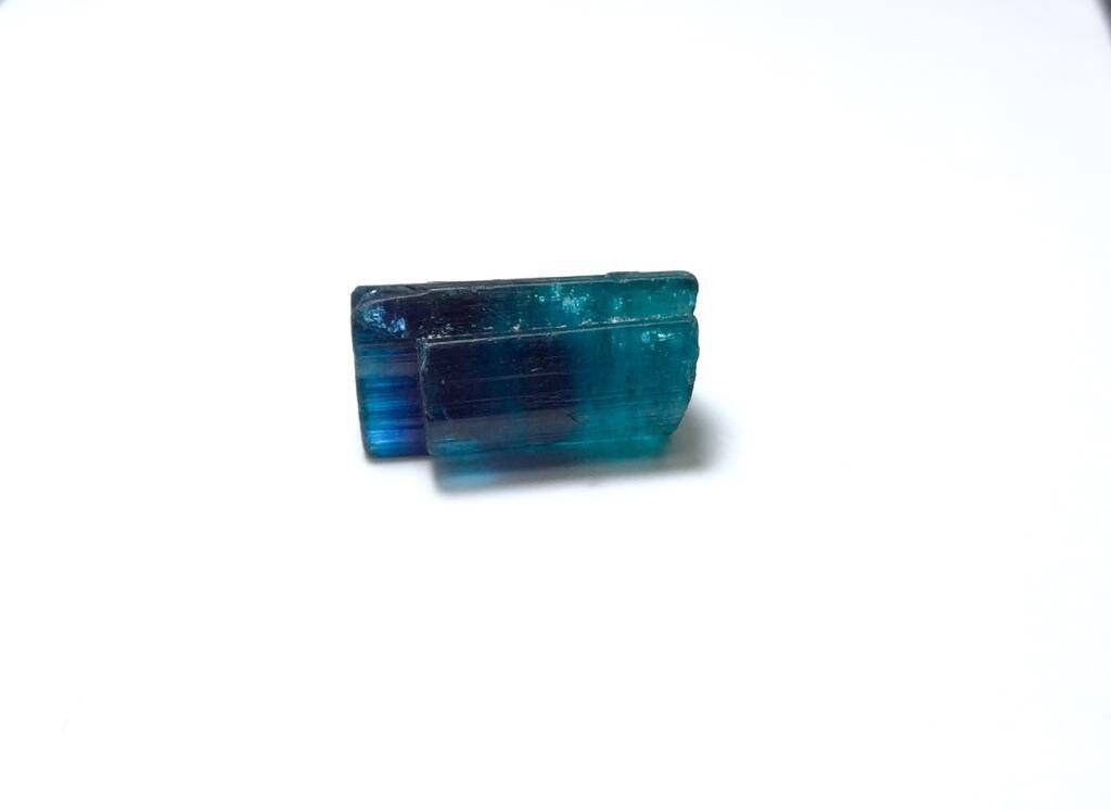 Blue Cap Tourmaline Crystal