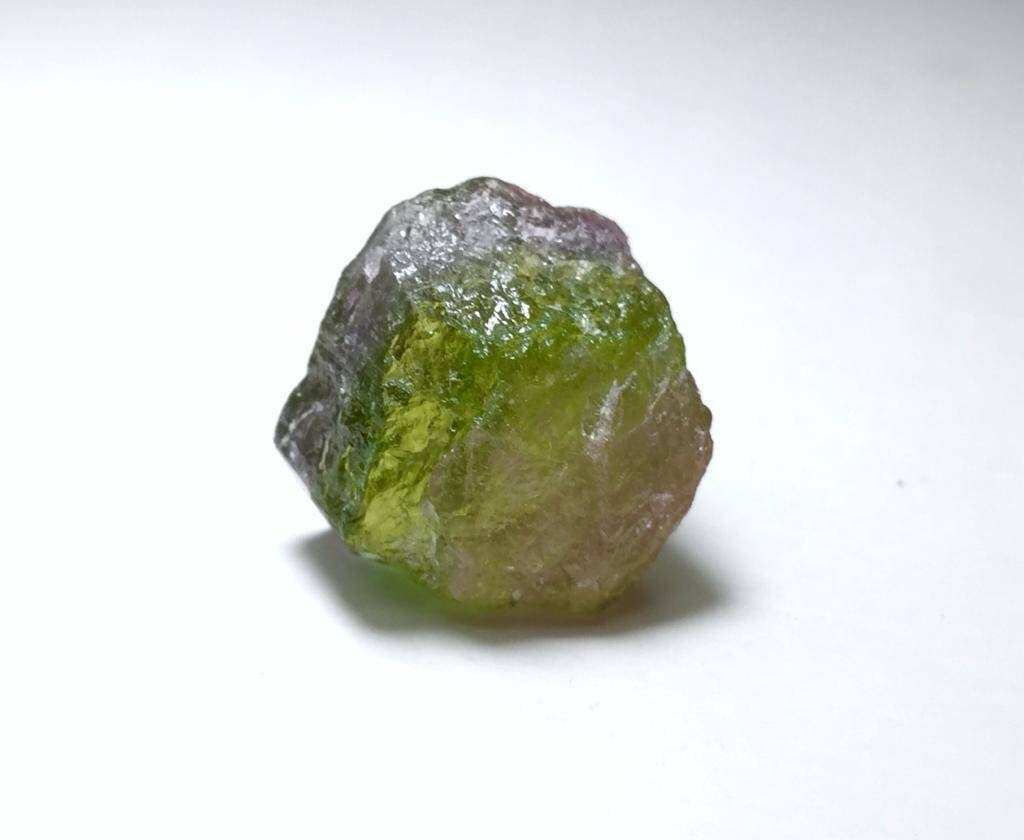 Purple Cap Tourmaline Crystal