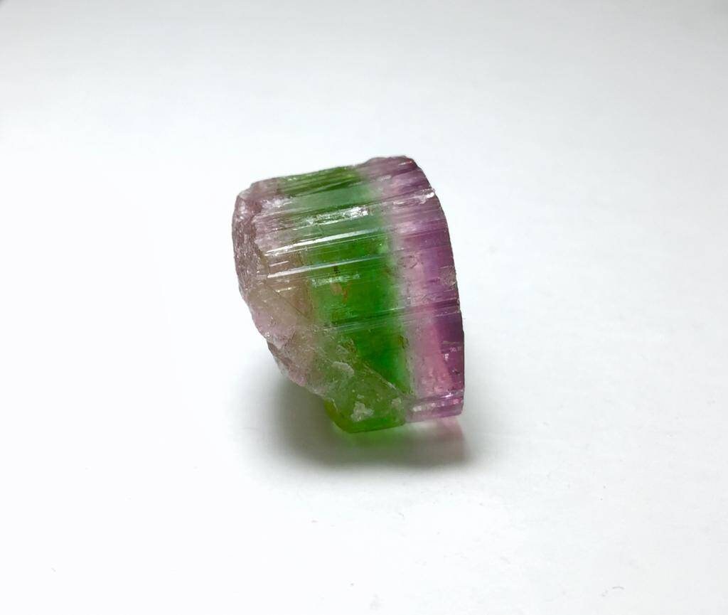Purple Cap Tourmaline Crystal