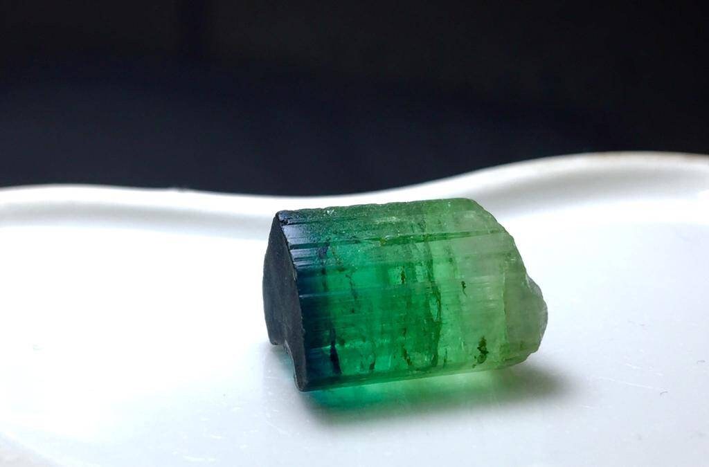 Bi Colour Tourmaline Crystal