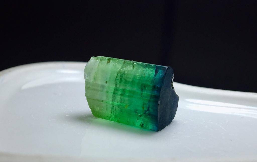 Bi Colour Tourmaline Crystal