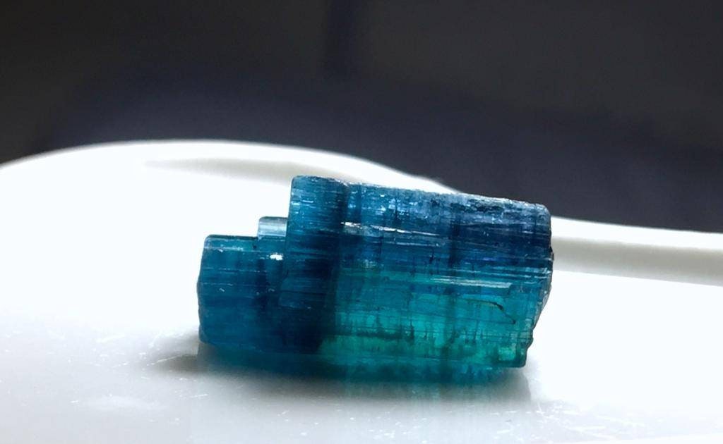 Natural Indicolite Tourmaline Crystal Spray - Afghanistan Peche Mine