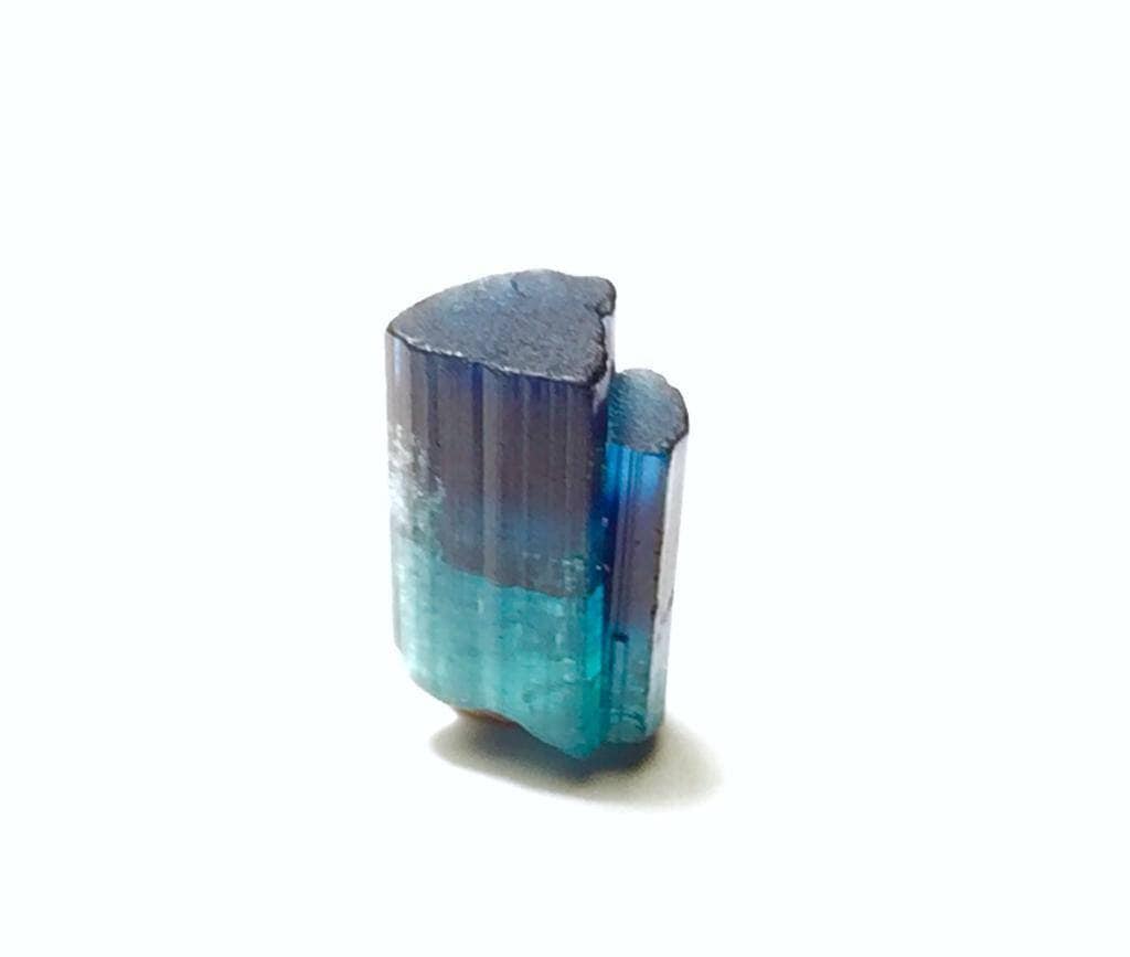 Blue Cap Tourmaline Crystal