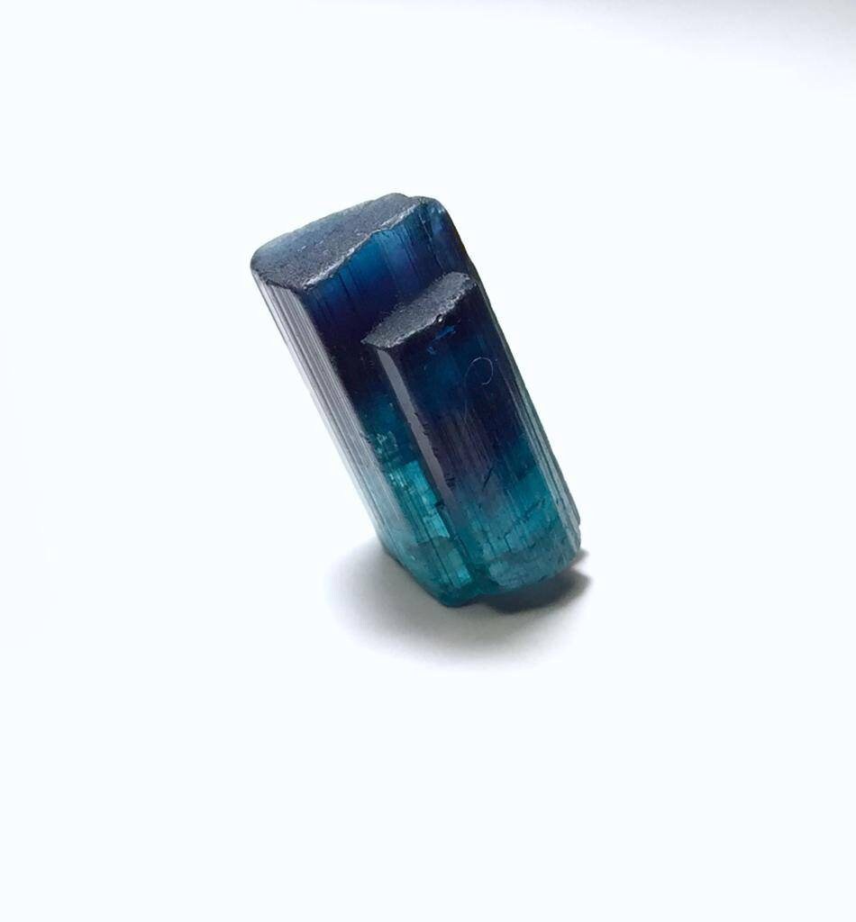Blue Cap Tourmaline Crystal