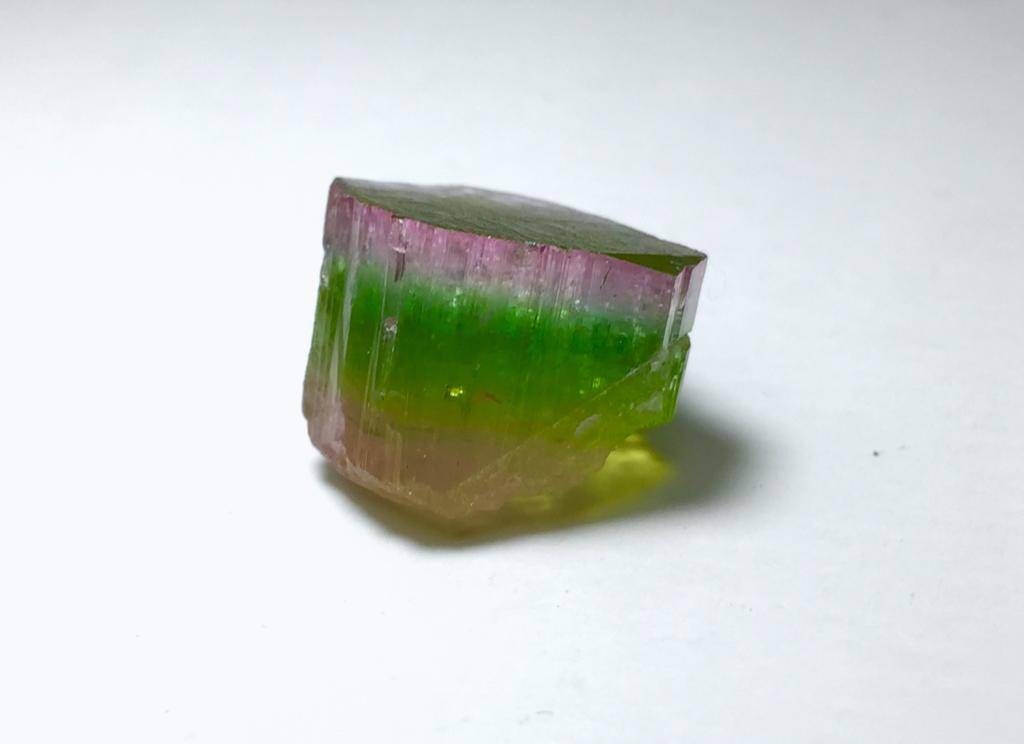Purple Cap Tourmaline Crystal