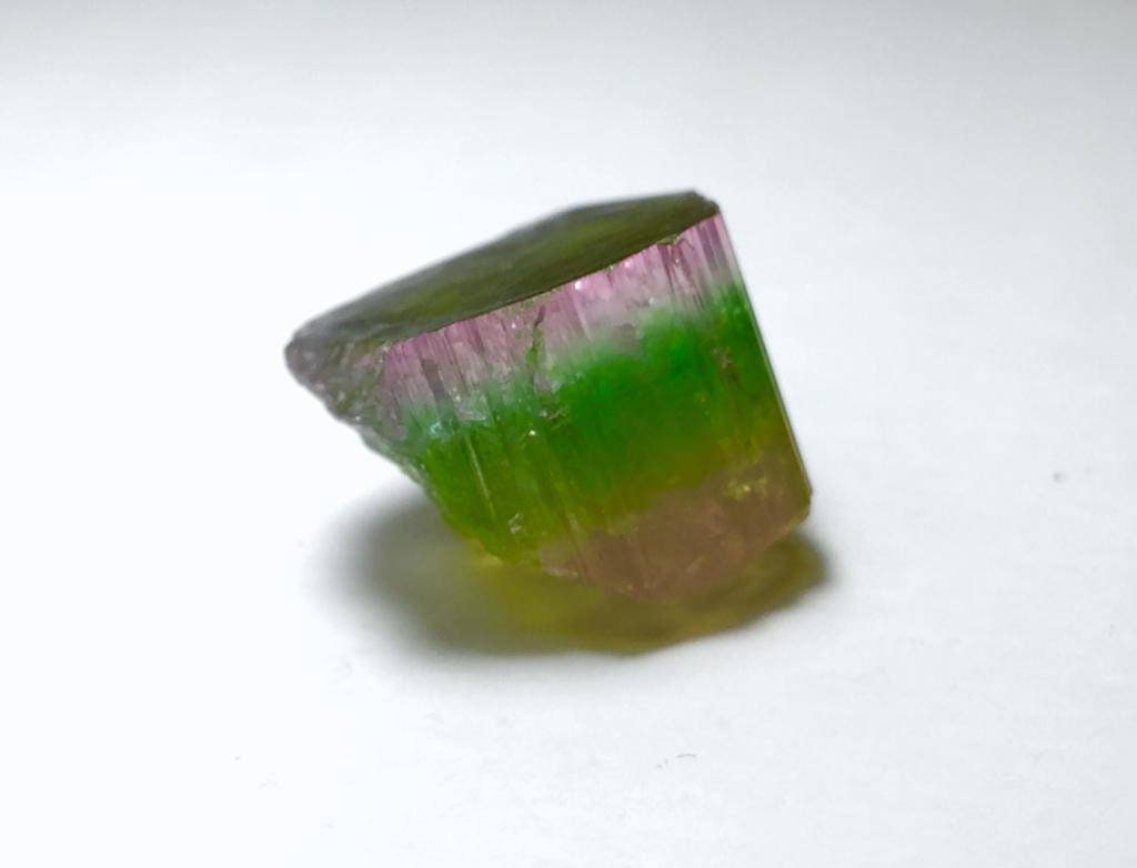 Purple Cap Tourmaline Crystal
