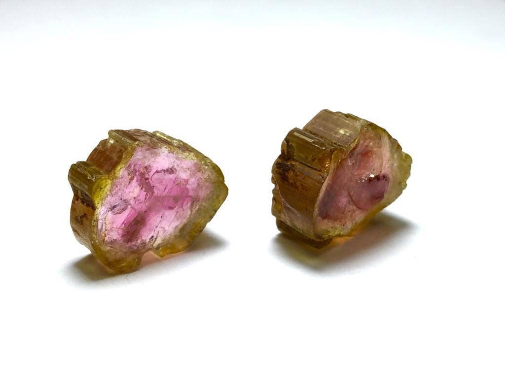 Watermelon Tourmaline Slices