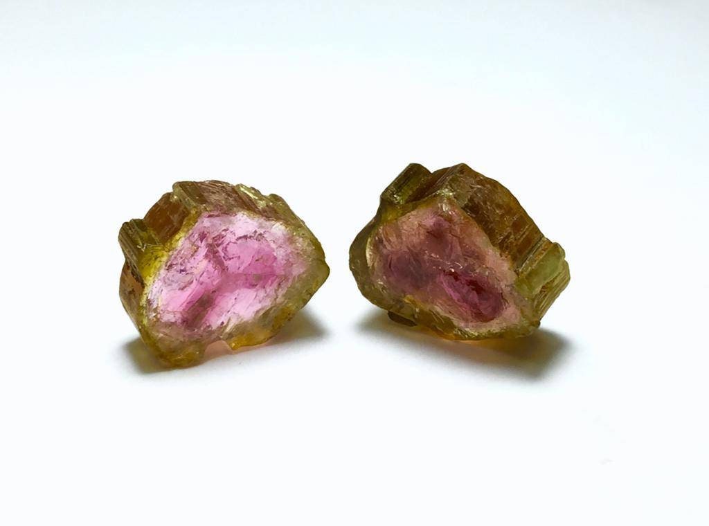 Watermelon Tourmaline Slices