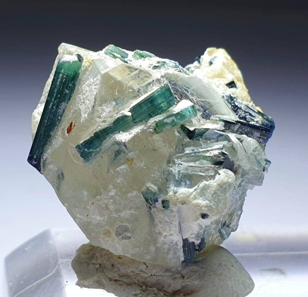 Natural Blue Indicolite Tourmaline Specimen, Afghanistan