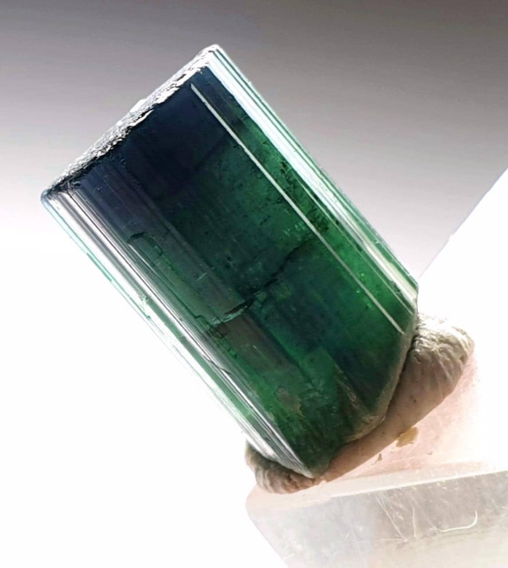 Blue Cap Tourmaline Crystal