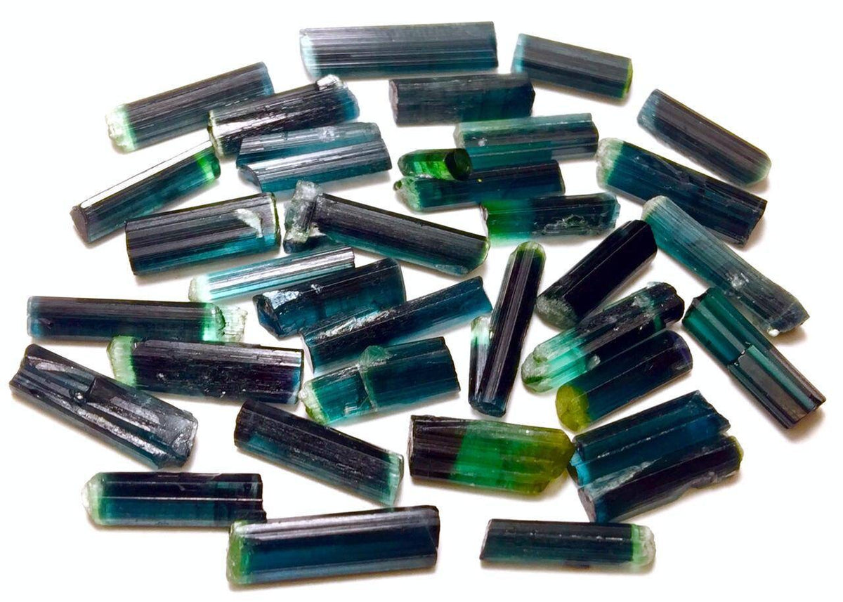 Indicolite Blue Tourmaline Crystals