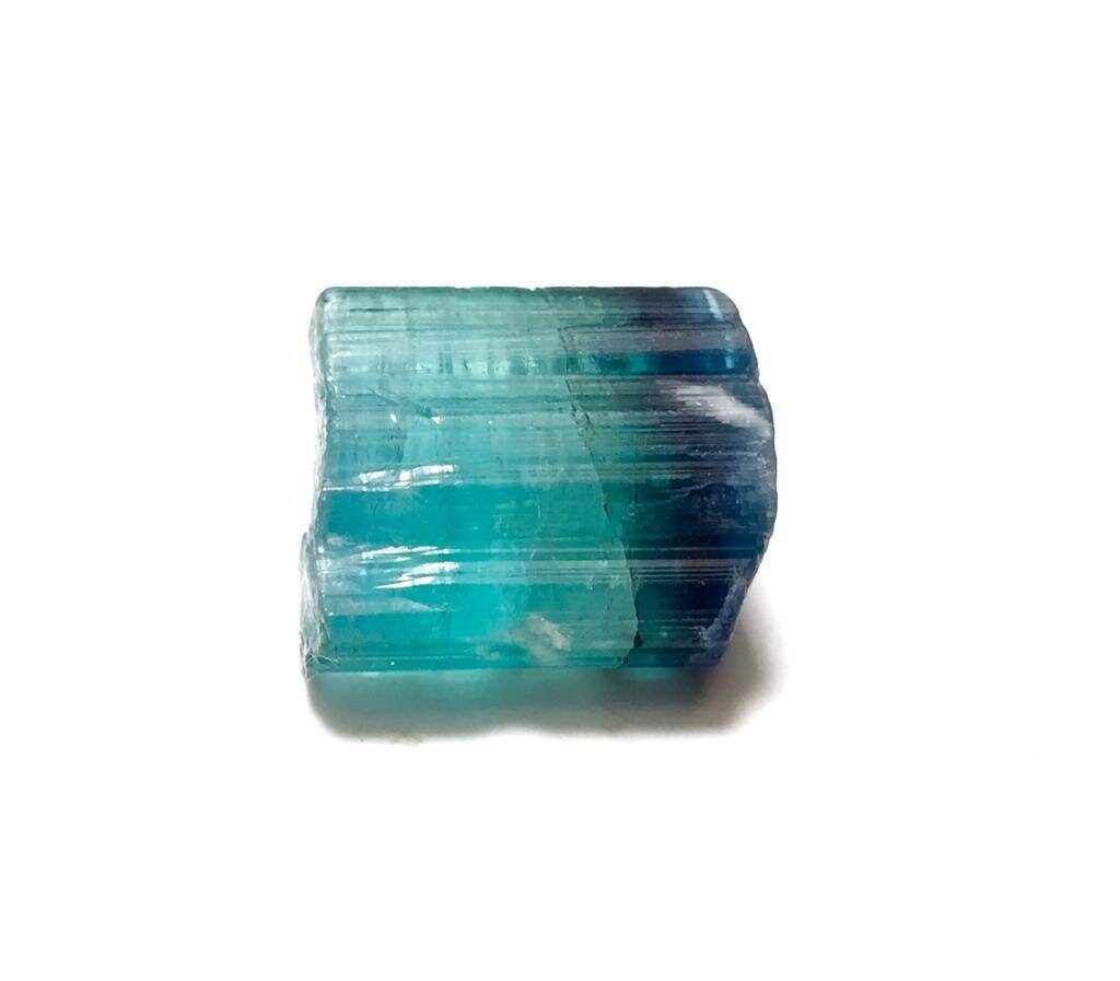 Blue Cap Bi Colour Tourmaline Crystal