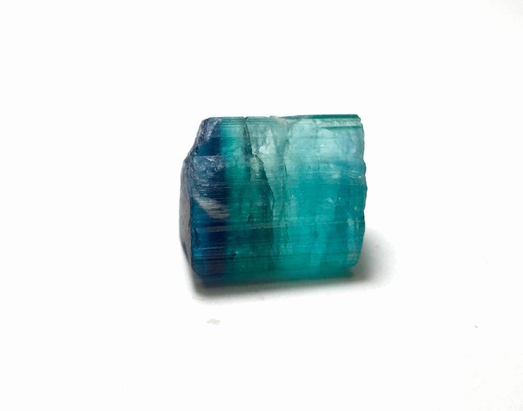 Blue Cap Bi Colour Tourmaline Crystal