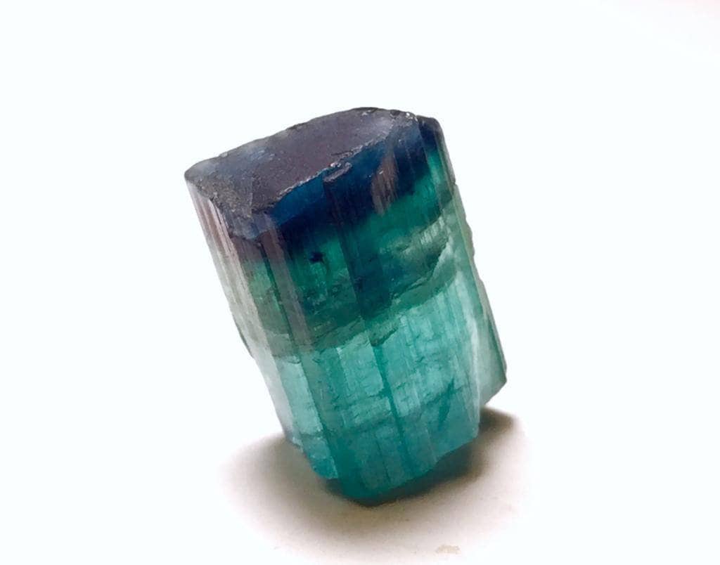 Blue Cap Bi Colour Tourmaline Crystal