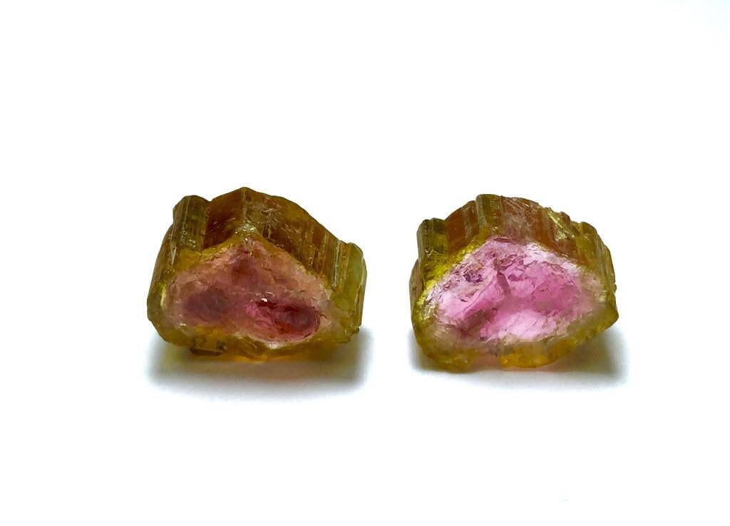 Watermelon Tourmaline Slices