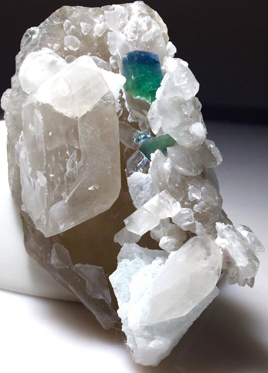 Tourmaline in Smokey Quartz