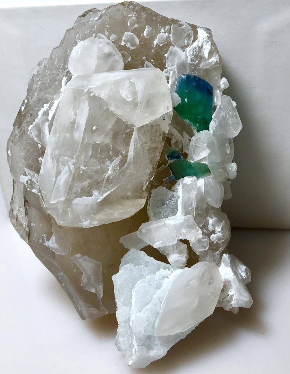 Tourmaline in Smokey Quartz