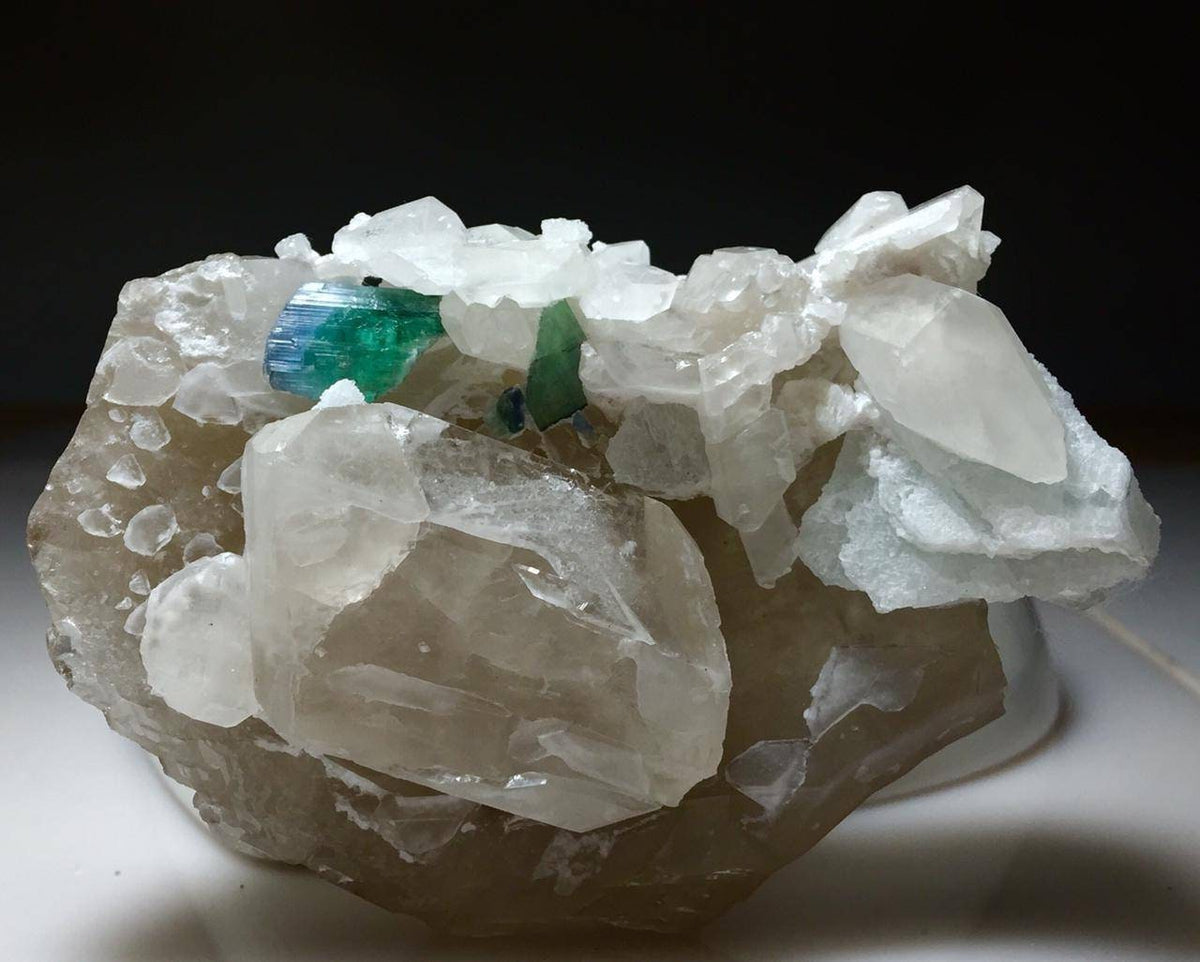 Tourmaline in Smokey Quartz