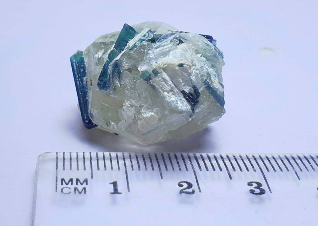 Natural Blue Indicolite Tourmaline Specimen, Afghanistan