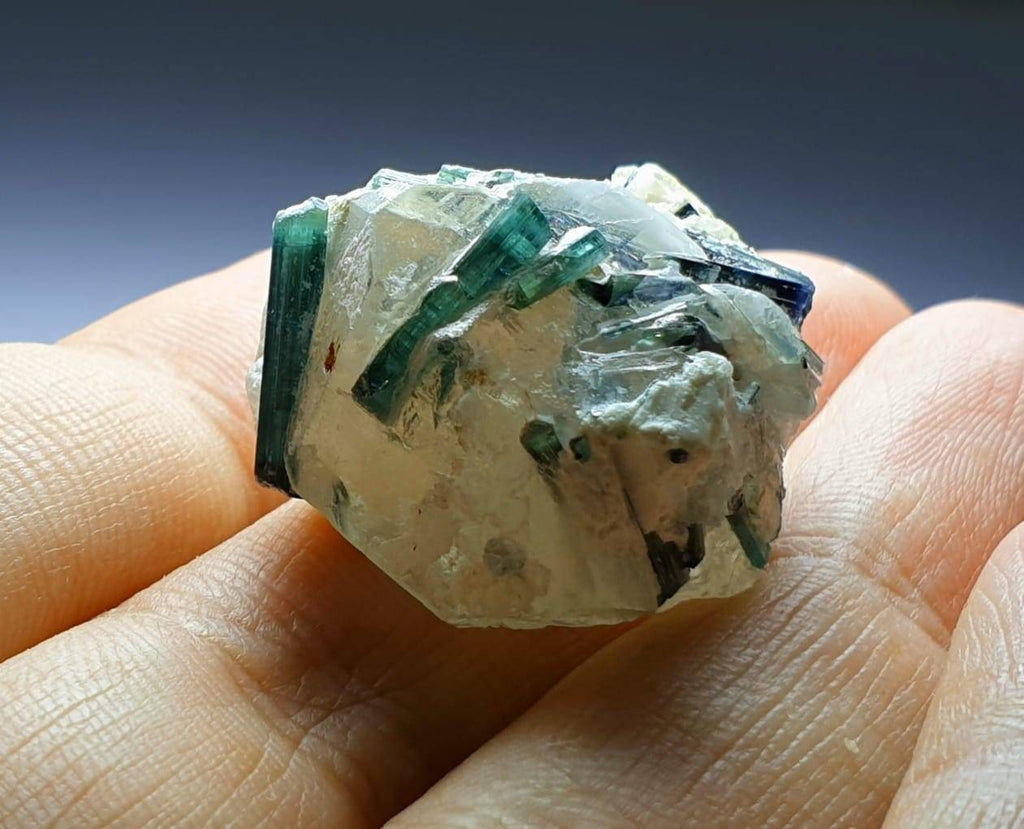 Natural Blue Indicolite Tourmaline Specimen, Afghanistan