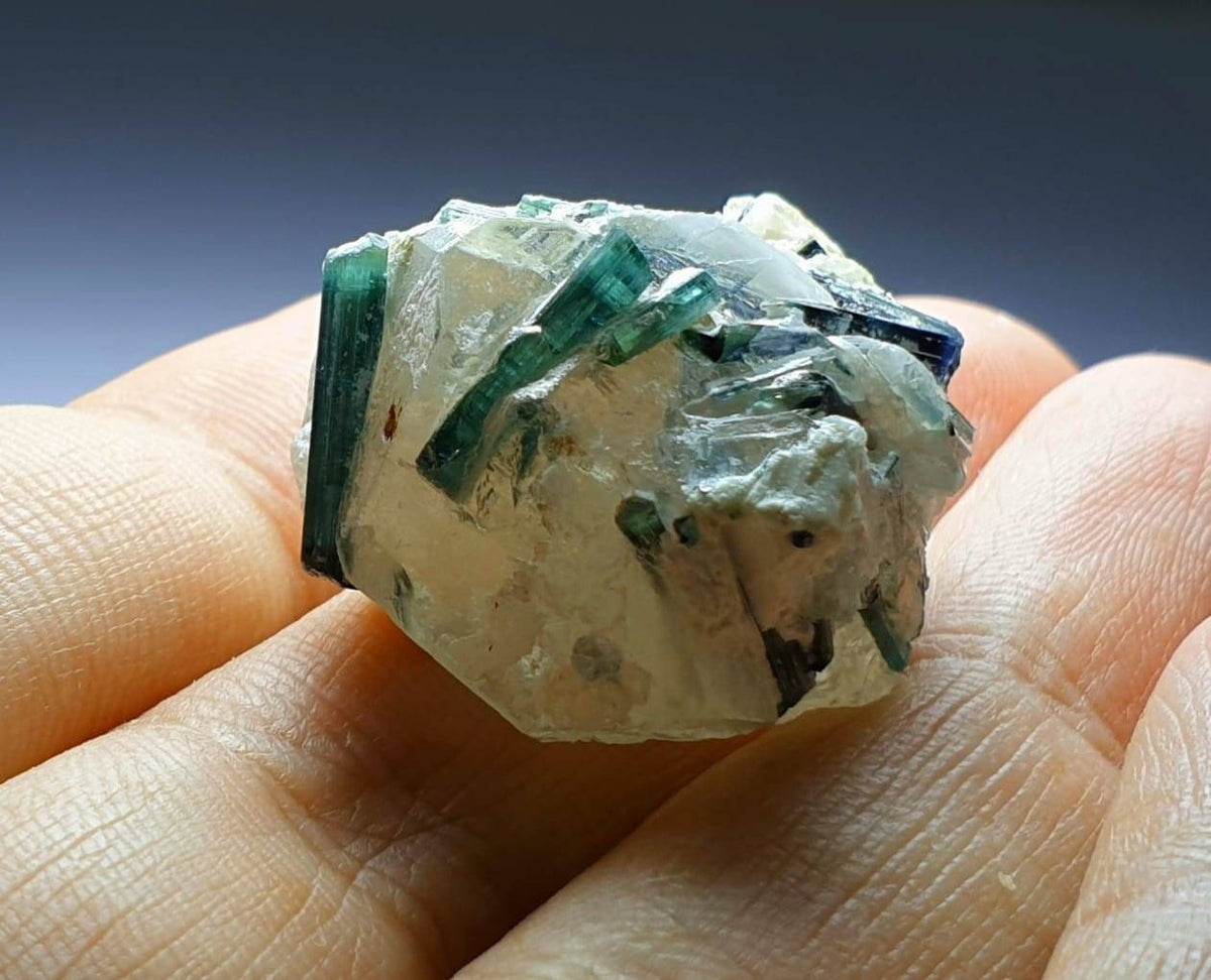 Natural Blue Indicolite Tourmaline Specimen, Afghanistan