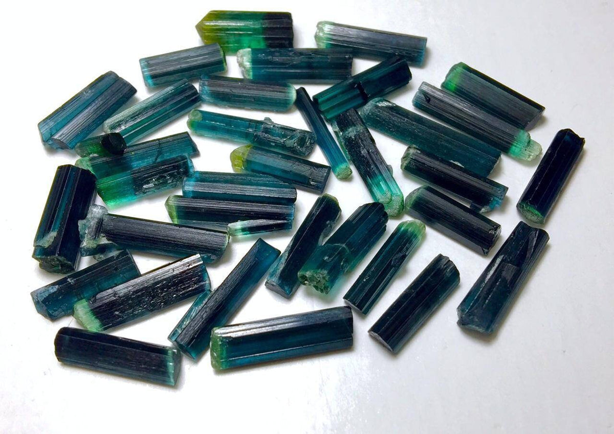 Indicolite Blue Tourmaline Crystals
