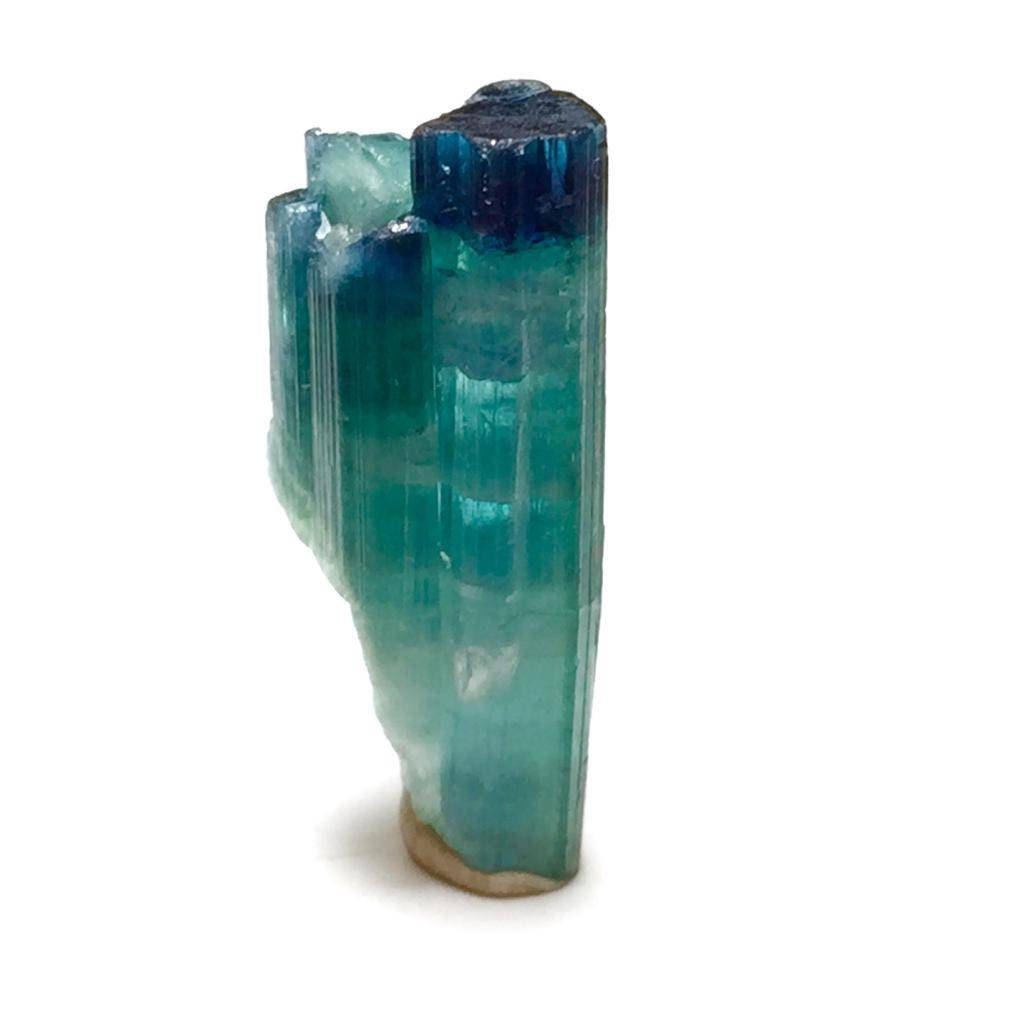 Blue Cap Terminated Tourmaline Crystal