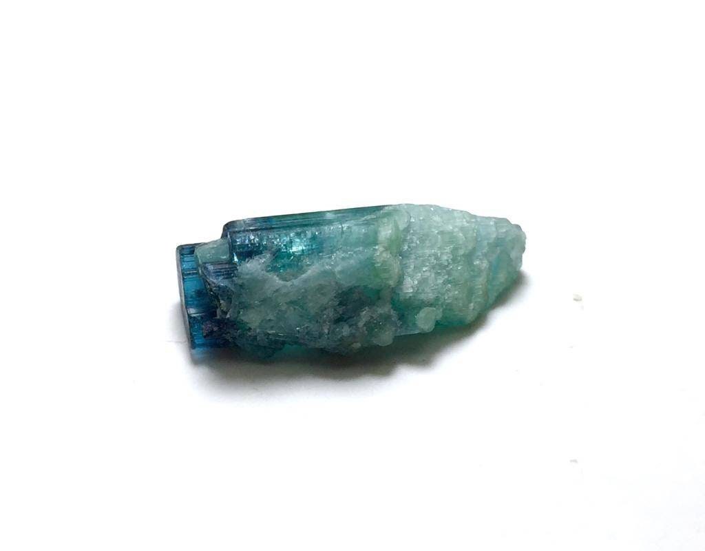 Blue Cap Terminated Tourmaline Crystal