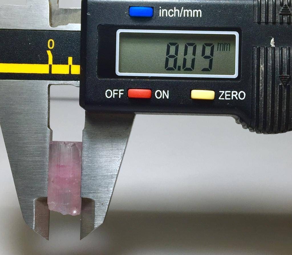 Natural Pink Tourmaline Crystal: 14 Carat Bi-Color Gemstone