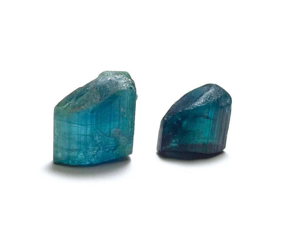 Sea Blue Tourmaline Crystals