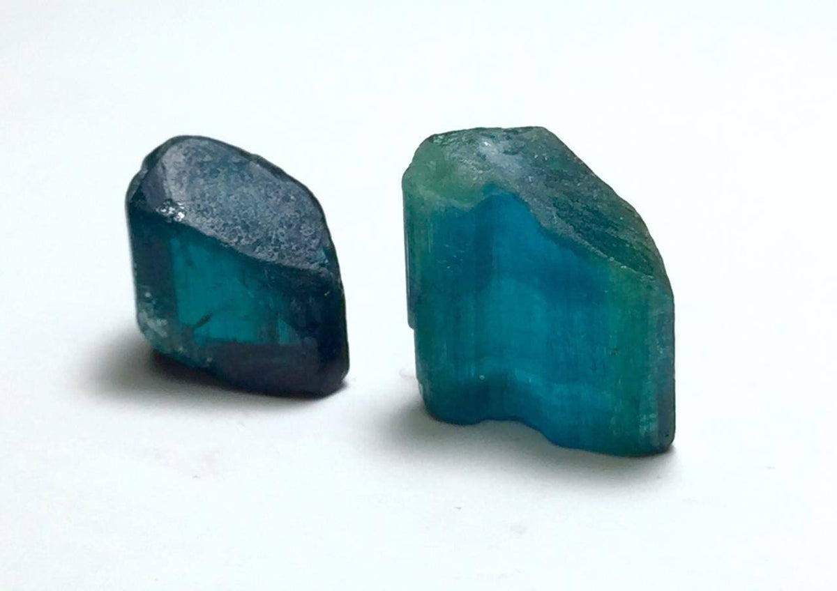 Sea Blue Tourmaline Crystals