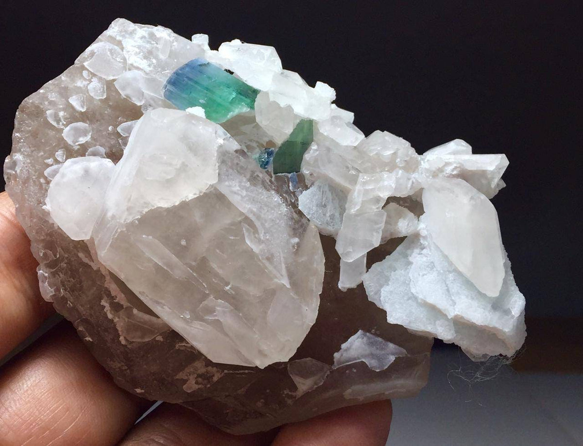 Tourmaline in Smokey Quartz