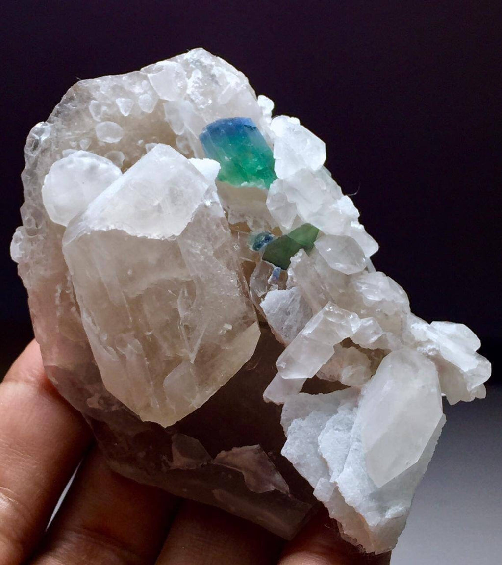 Tourmaline in Smokey Quartz