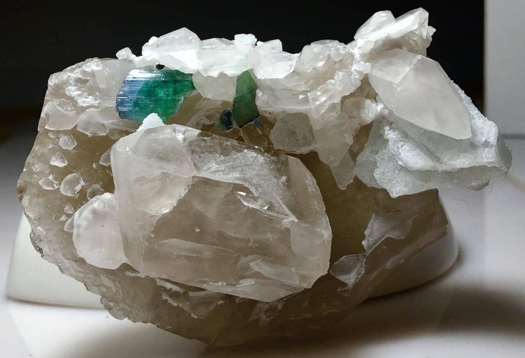 Tourmaline in Smokey Quartz
