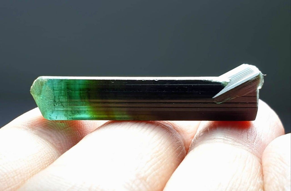 Bi Colour Tourmaline Crystal