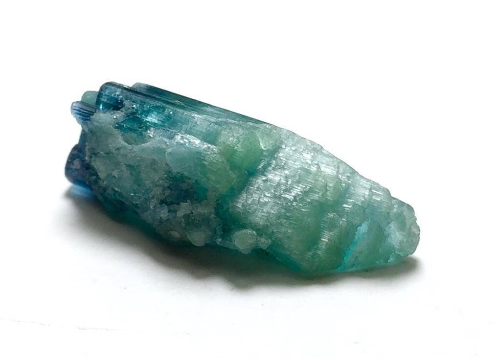 Blue Cap Terminated Tourmaline Crystal