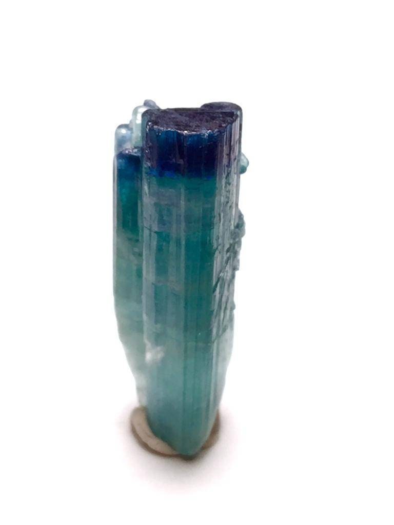 Blue Cap Terminated Tourmaline Crystal