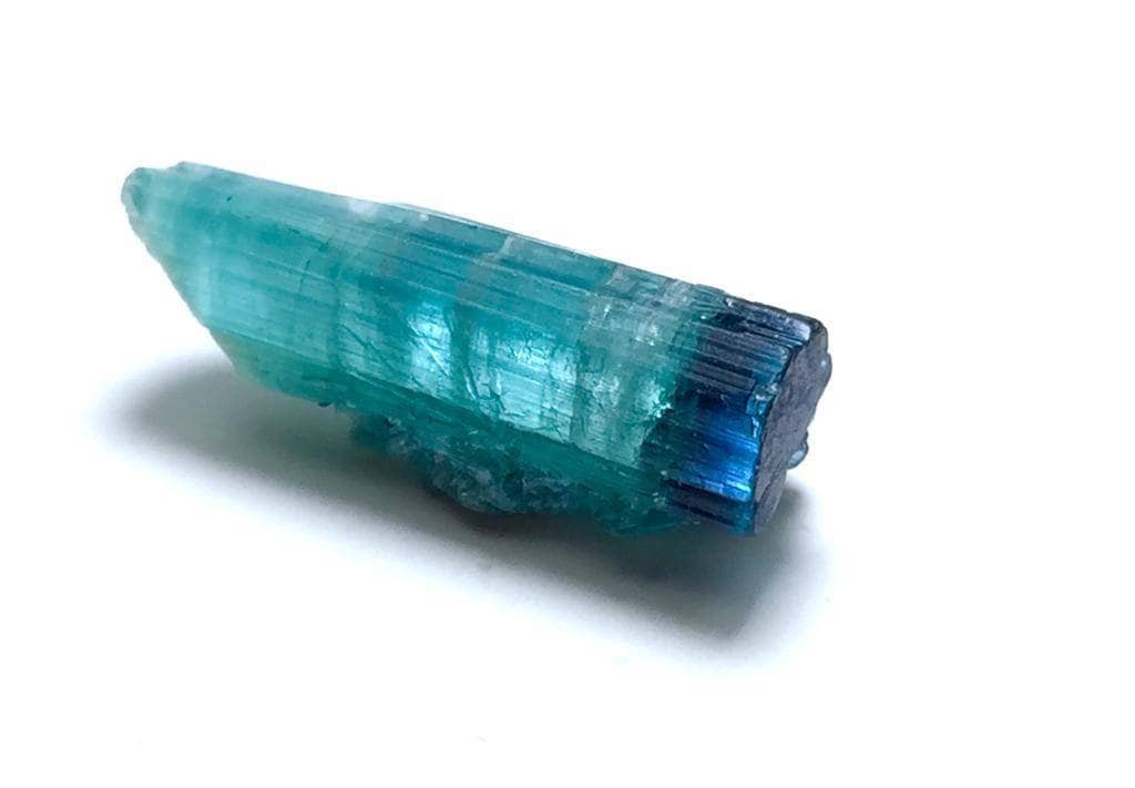 Blue Cap Terminated Tourmaline Crystal