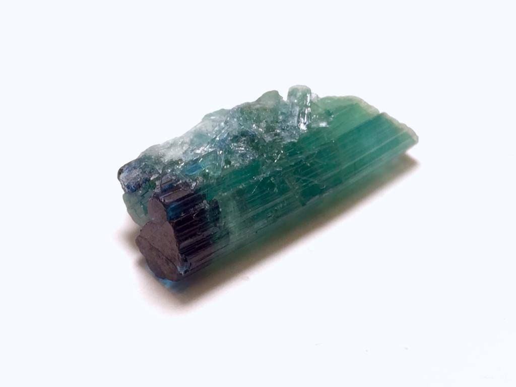 Blue Cap Terminated Tourmaline Crystal