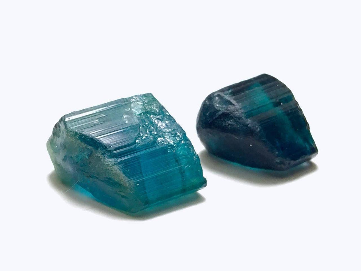 Sea Blue Tourmaline Crystals