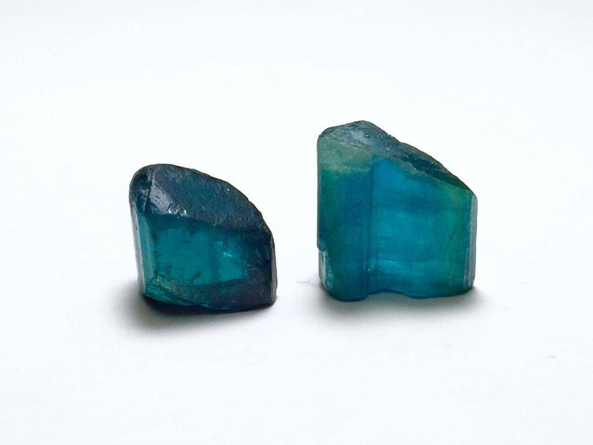 Sea Blue Tourmaline Crystals