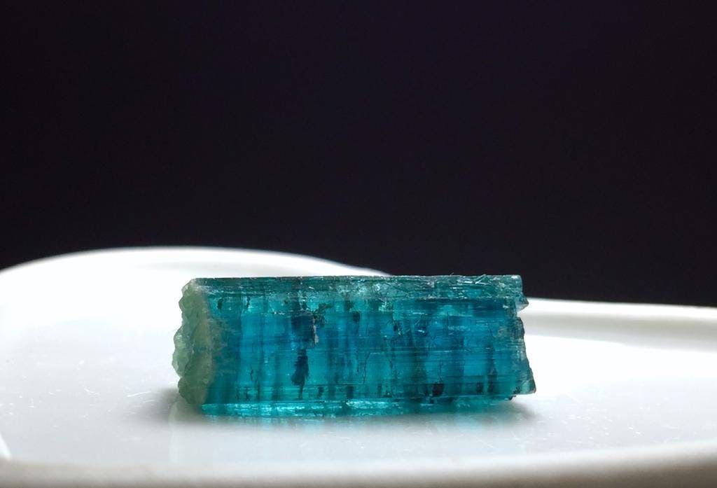 Deep Ink Blue Tourmaline Crystal