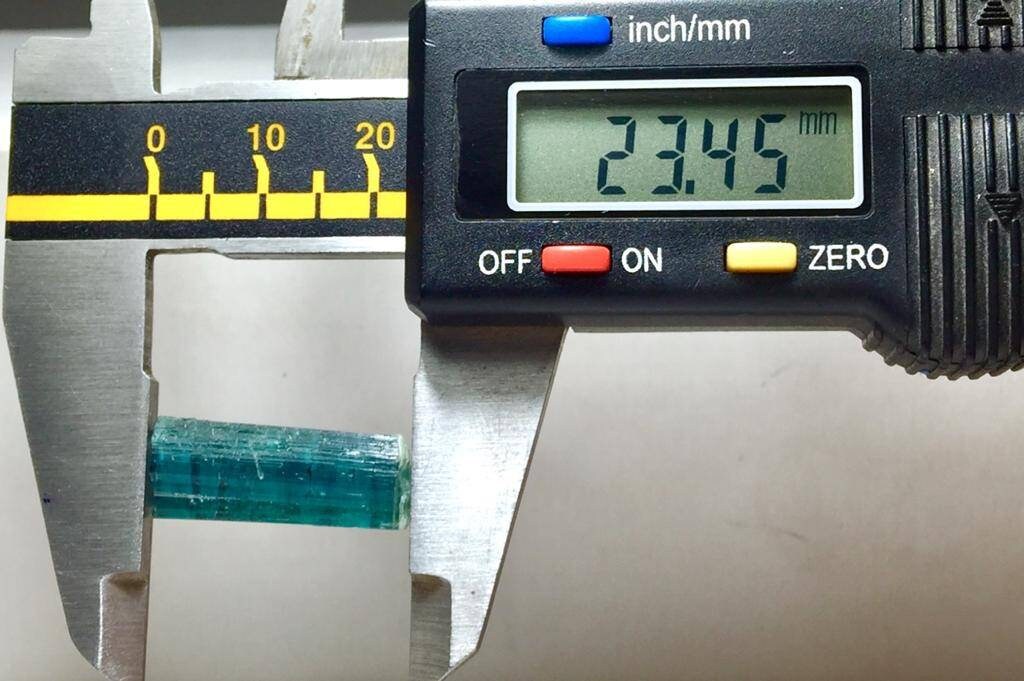 Deep Ink Blue Tourmaline Crystal